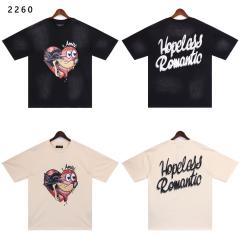 AM Mismatched Foam Letter Logo Print Tee 3 colors