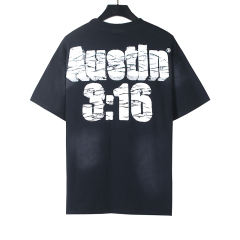 Hellstar Shouting portrait Print Washed Version Tee