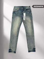 1:1 quality version Purple Classic Washed Jeans
