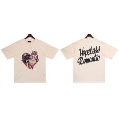 AM Mismatched Foam Letter Logo Print Tee 3 colors