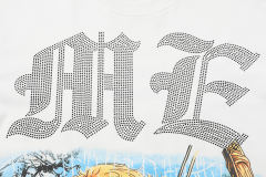 Mixed Emotion Rhinestone Letter Angel Print Tee