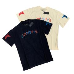 Godspeed Pastel Cowboy Letter Print Tee 2 colors
