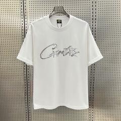 Corteiz Tee White Black