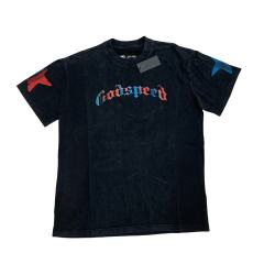 Godspeed Pastel Cowboy Letter Print Tee 2 colors