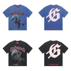 Godspeed Skull T-Shirt Bluie Black