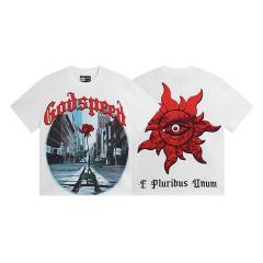Godspeed Skull T-Shirt White Black
