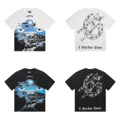 Godspeed Skull T-Shirt White Black