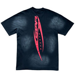 28214414 Sportsman Red Logo Printed Washed Version Tee & Shorts Set