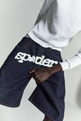 1:1 quality version LOGO Printed V3 Denim Shorts 2 colors