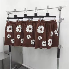 1:1 Quality Denim Tears Cotton Flower Foamed Print Shorts 10 Colors