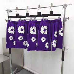 1:1 Quality Denim Tears Cotton Flower Foamed Print Shorts 10 Colors