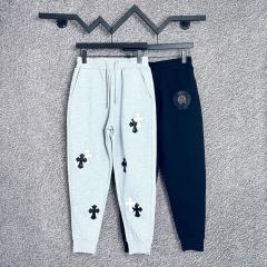 Chrοme Heαrts Pink Cross Sweat Pants