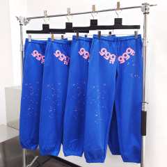 1:1 Quality 555 Web Blue Hoodie & Pants Set