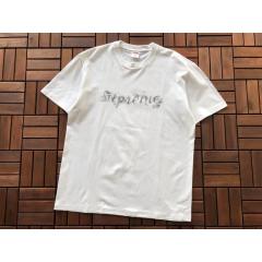 Suprem* Smoke Tee White