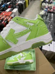 Off-White Out Of Office Low-Top Leather OW Sneakers Shoes White (Size 7-13)