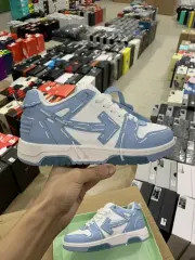 Off-White Out Of Office Low-Top Leather OW Sneakers Shoes White (Size 7-13)