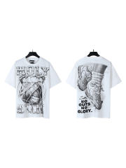 Hellstar Abstract Basketball Frame Sneakers Stacked Socks Printed Tee