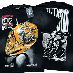Hellstar Diamond Encrusted World Championship Ring Print Washed Version Tee
