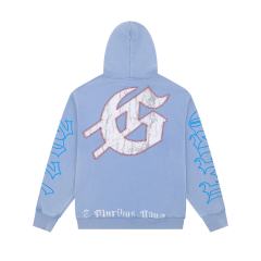 28228187 Playing Baseball Skull Print Hoodie 2 colors