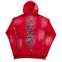 Hellstar HS Letter Print Washed Version hoodie & pants set