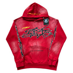Hellstar HS Letter Print Washed Version hoodie & pants set