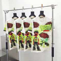 1:1 Quality Hellstar Through the Wall Noise Portrait Print Tee with NFC tag