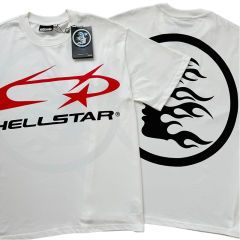 Hellstar Red and black logo print Tee
