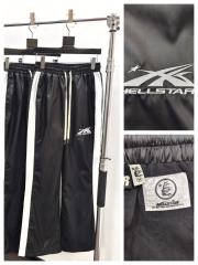 1:1 Quality Hellstar Embroidered Logo Side White Stripe Pants with NFC tag