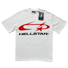 Hellstar Red and black logo print Tee
