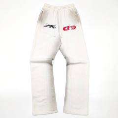 1:1 Quality Hellstar Beige Skull Slogan Logo Hoodie & Sweatpants Set with NFC tag