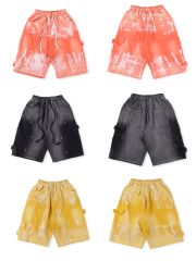 1:1 quality version Hellstar Distressed Washed Version Snap Shorts 3 colors