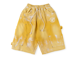 1:1 quality version Hellstar Distressed Washed Version Snap Shorts 3 colors