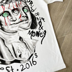 Lost Intricacy BEN FRANKLIN Washed Version Tee