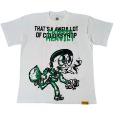 Cough Syrup Cartoon Graffiti Alphabet Portrait Printed Tee 8 colors