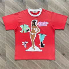 Vertabrae Women Tee T-Shirt Red