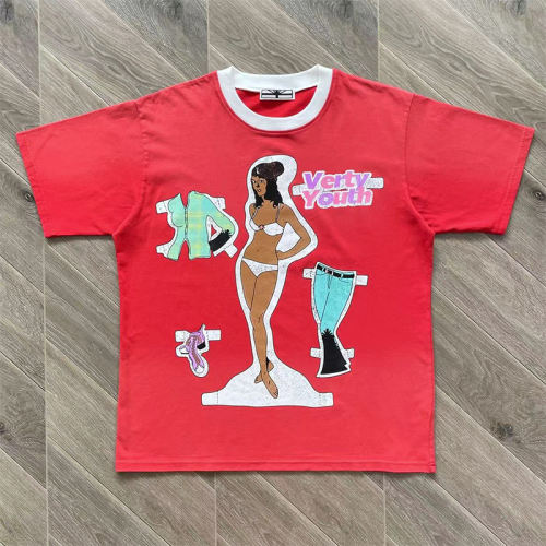 Vertabrae Women Tee T-Shirt Red