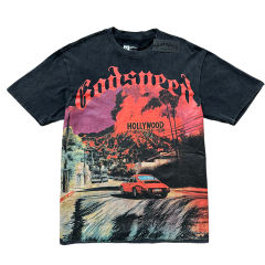 28470951 Street View printed Washed Version Tee 2 colors