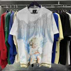 Mixed Emotion Angel Rhinestone Print Tee