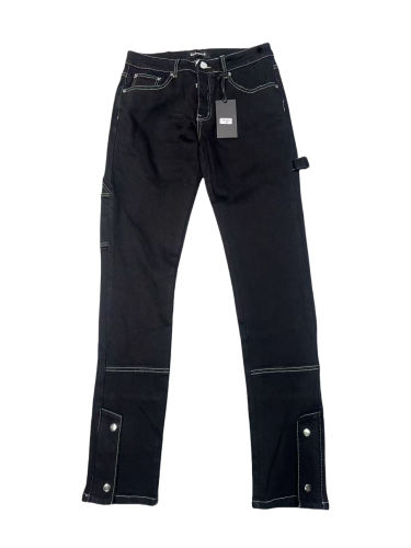 1:1 quality version 28485610 Color-Blocked Letter Print Jeans