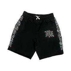 28475731 Embroidered Gemstone-Inlaid Zip up Shirt & Shorts Set