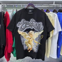 Mixed Emotion Rhinestone Angel T-Shirt Tee