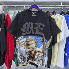 Mixed Emotion Rhinestone Angel T-Shirt Tee