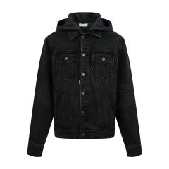 1:1 quality version 28452734 hooded denim jacket