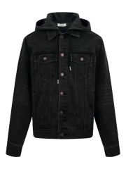 1:1 quality version 28452734 hooded denim jacket