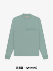 1:1 quality version 27968555 Stereoscopic Silicone Letter Long Sleeve T-Shirt 6 colors