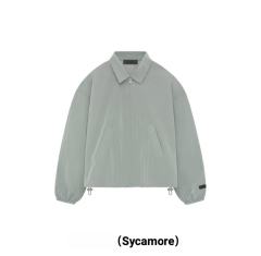 1:1 quality version Solid Color Zipper Pleated Pilot Thin Jacket 3 colors