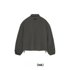 1:1 quality version Solid Color Zipper Pleated Pilot Thin Jacket 3 colors