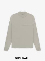1:1 quality version 27968555 Stereoscopic Silicone Letter Long Sleeve T-Shirt 6 colors