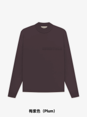 1:1 quality version 27968555 Stereoscopic Silicone Letter Long Sleeve T-Shirt 6 colors