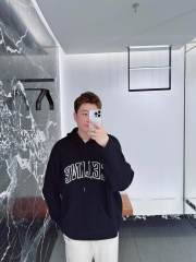 1:1 quality version 28471240 Openwork Letter Embroidered Sweater Hoodie